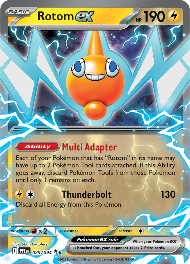 Rotom EX - ME Phantasmal Flames 029/094
