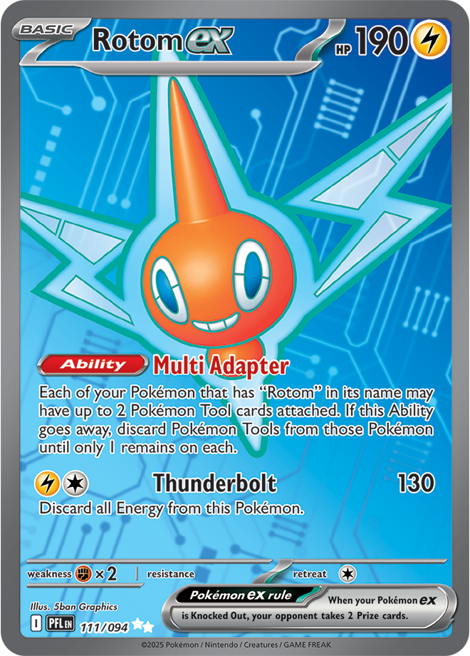 Rotom EX - ME Phantasmal Flames - 111/094 (Full Art)