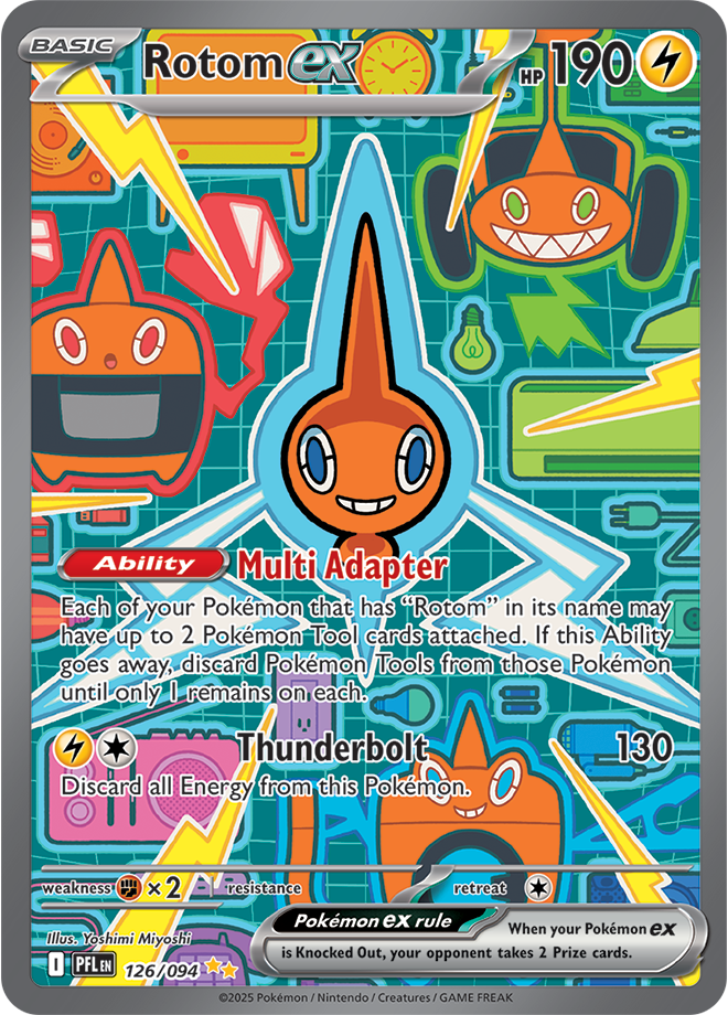 Rotom EX - ME Phantasmal Flames - 126/094 (Secret Illustration Rare)