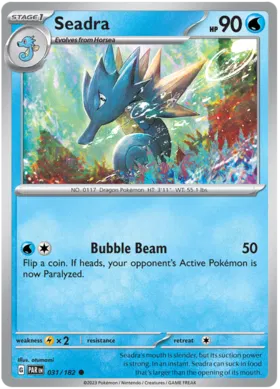 Seadra- Paradox Rift 031/182 (Reverse Holo)
