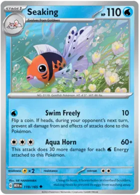 Seaking  - 151 119/165 (Reverse Holo)