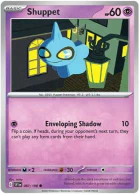 Shuppet - Scarlett & Violet 087/198 (Reverse Holo)