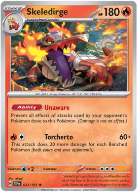 Skeledirge - Surging Sparks 031/191 (Holo)