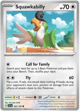 Squawkabilly - Scarlett & Violet 162/198 (Reverse Holo)