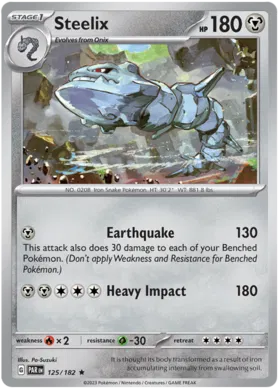 Steelix - Paradox Rift 125/182 (Holo)