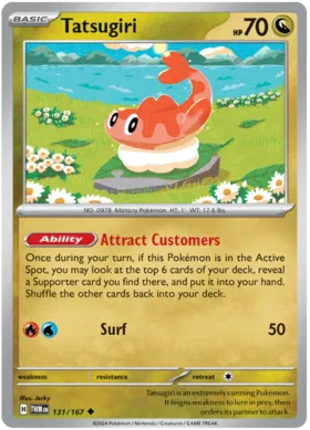 Tatsugiri - Twilight Masquerade 131/167 (Reverse Holo)