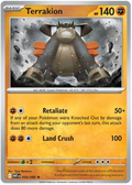 Terrakion - White Flare 054/086 (Holo)