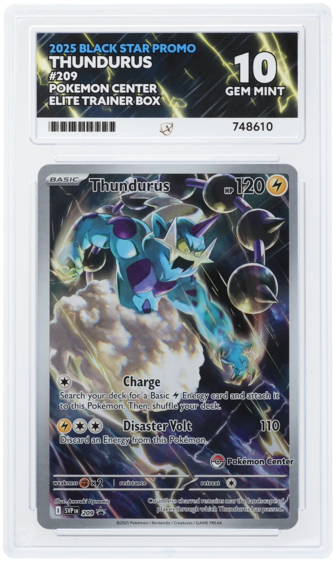 Black Star Promo - Pokemon Centre ETB - Thundurus - ACE 10
