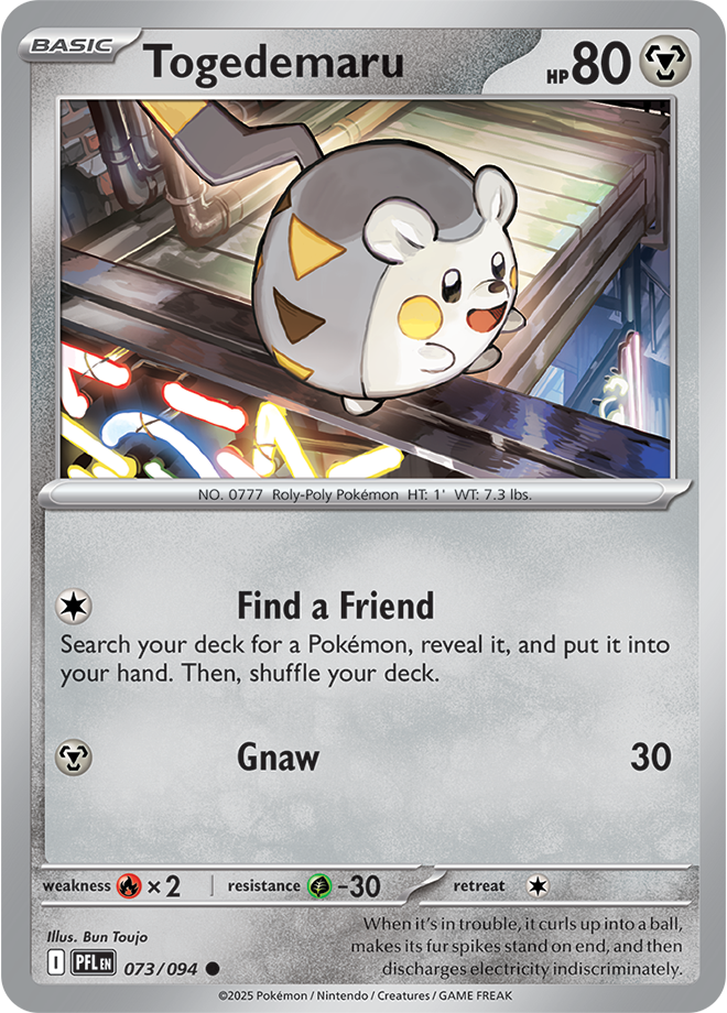 Togedemaru - ME Phantasmal Flames 073/094