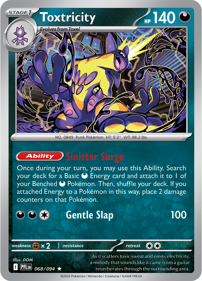 Toxtricity - ME Phantasmal Flames 068/094 (Holo)