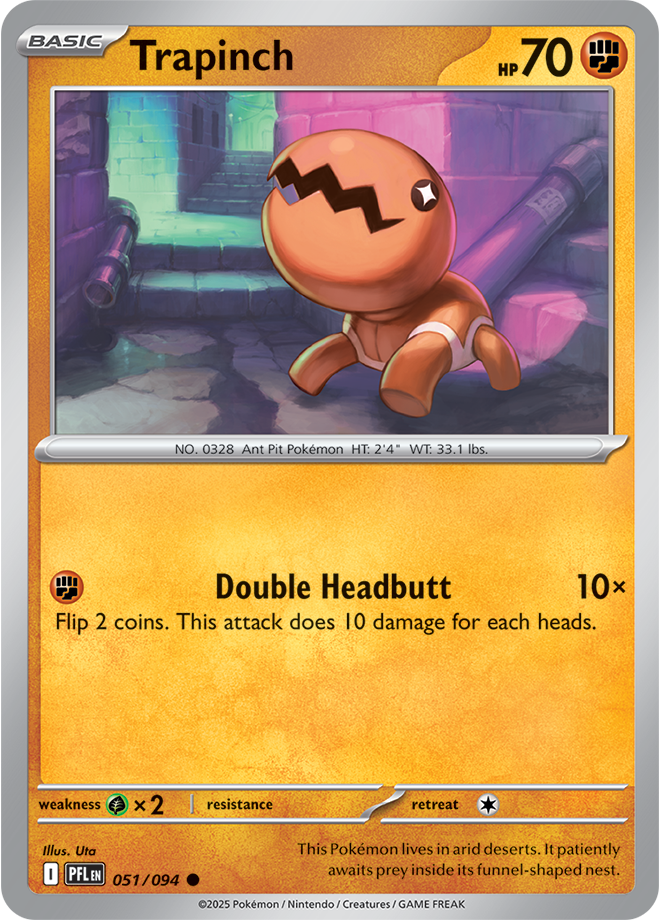 Trapinch - ME Phantasmal Flames 051/094