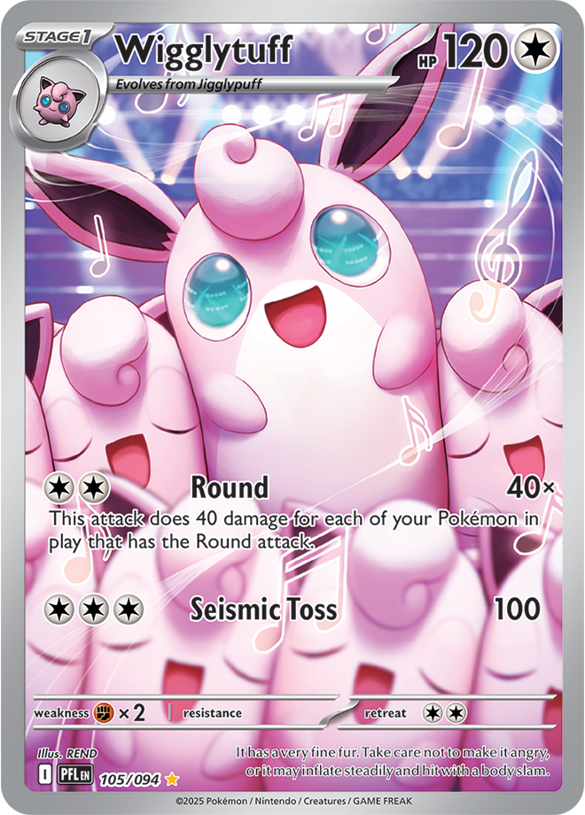 Wigglytuff - ME Phantasmal Flames - 105/094 (Illustration Rare)