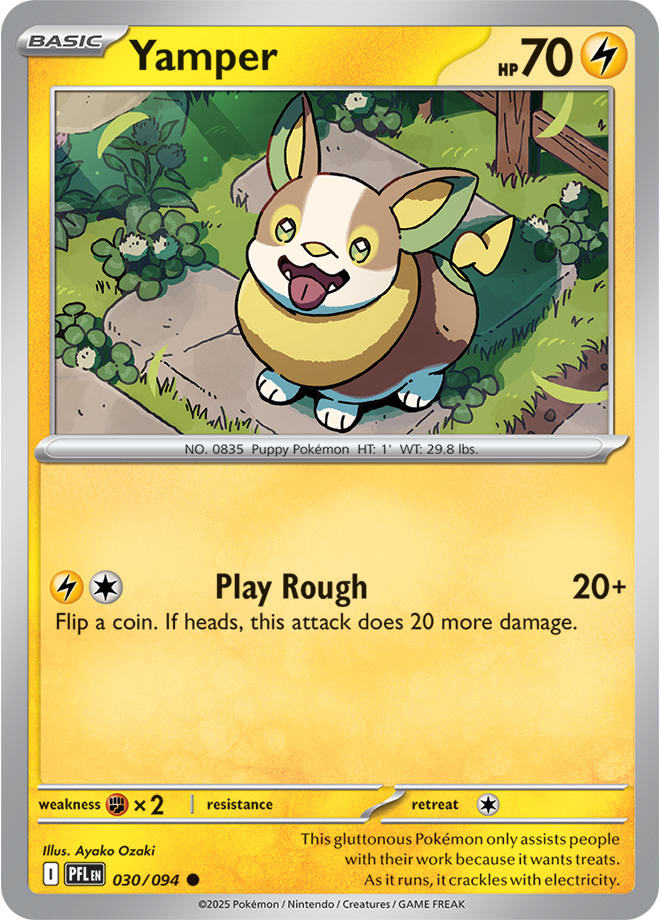 Yamper - ME Phantasmal Flames 030/094 (Reverse Holo)