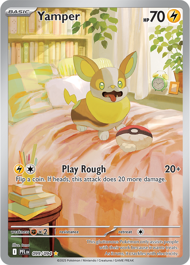 Yamper - ME Phantasmal Flames - 099/094 (Illustration Rare)