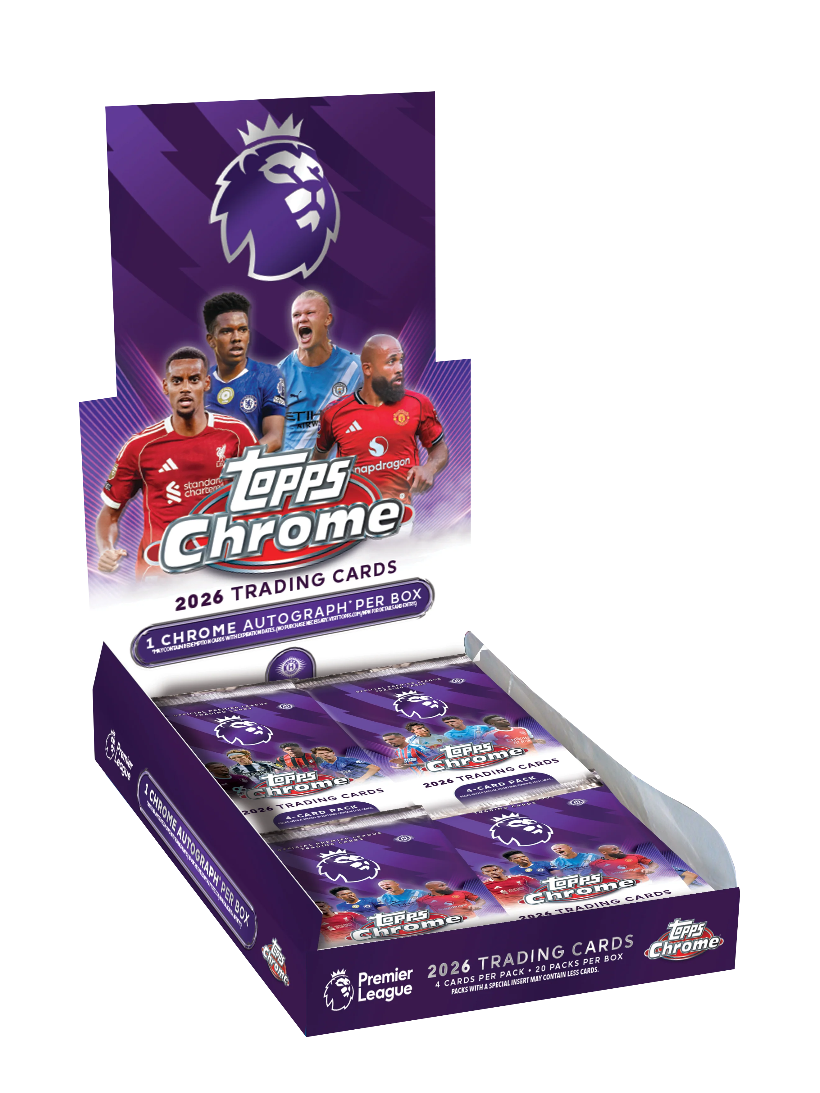 Topps Chrome Premier League Hobby Box 2025/26 (Sealed)